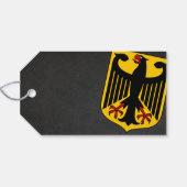 Black Germany Wedding Foto Geschenkanhänger (Rückseite Horizontal)