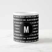 BLACK-GESCHICHTE-MATERIALIEN Jumbo-Tasse (Vorderseite)