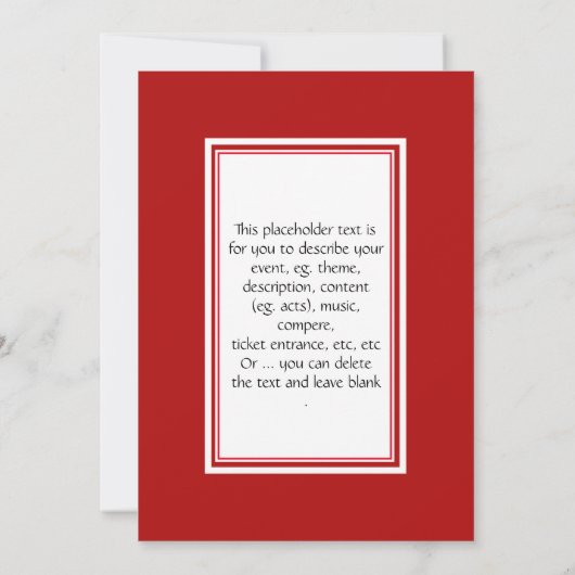 BLACK GESCHICHTE MONAT Power Faustfeier Einladung (Rückseite)