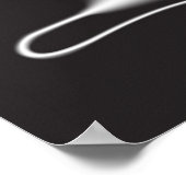 Black ghost cat poster (Ecke)