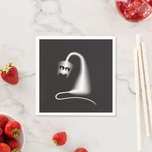 Black ghost cat serviette (Beispiel)