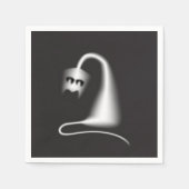 Black ghost cat serviette (Vorderseite)