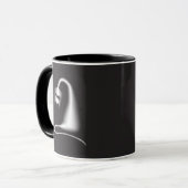 Black ghost cat tasse (Vorderseite Links)