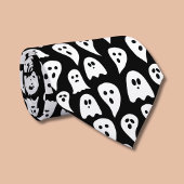Black Ghost Halloween Krawatte