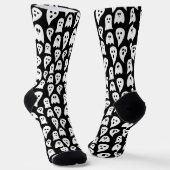 Black Ghost Halloween Socken (Gewinkelt)