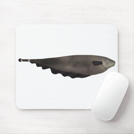 Black Ghost Mousepad (Mit Mouse)