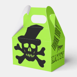 Black Giison Skull und Crossbones Gefälligkeitsbox Geschenkschachtel