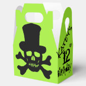 Black Giison Skull und Crossbones Gefälligkeitsbox Geschenkschachtel (Geöffnet)