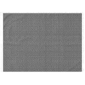 Black Gingham Karo Tischdecke (Vorderseite (Horizontal))