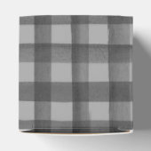 Black Gingham Little Boo Ghost Baby Shower Gable Geschenkschachtel (Oben)