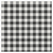 Black Gingham Stoff (Muster)