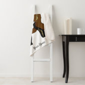 Black Girl Afro American Woman InspirationalQuote Sherpadecke (Beispiel)