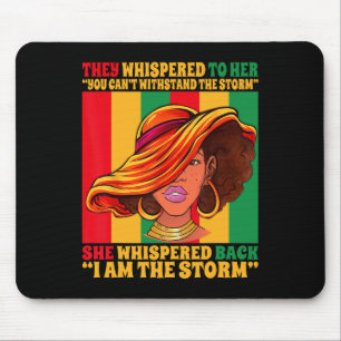 Black Girl Afro Juneteente I Bin the St Mousepad