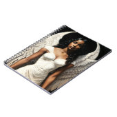 Black Girl Angel Notizblock (Linke Seite)