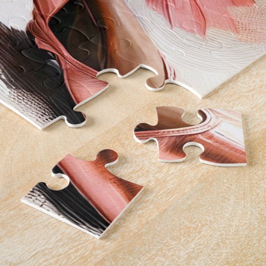 Black Girl Ballet Dancer in Rosa Puzzle (Seite)