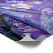 Black Girl Black Queen Fantasy Art Goddess Poster (Ecke)