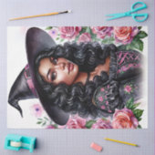 Black Girl Bubblegum Rotzunge Seidenpapier (Basteln)