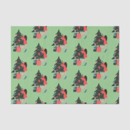 Black Girl Christmas Magic Wrapping Paper Seidenpapier
