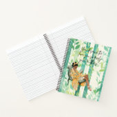 Black Girl Cosy Lesen Selbstversorgung Notizblock (Innenseite)