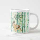 Black Girl Cosy Reading Jumbo-Tasse (Rechts)