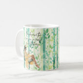 Black Girl Cosy Reading Kaffeetasse (Vorderseite Links)