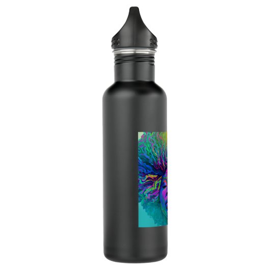 Black Girl Easter Magic Brown Skin Girls Blue East Edelstahlflasche (Links)