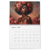 Black Girl Fairy Artwork Kalender (Feb 2026)