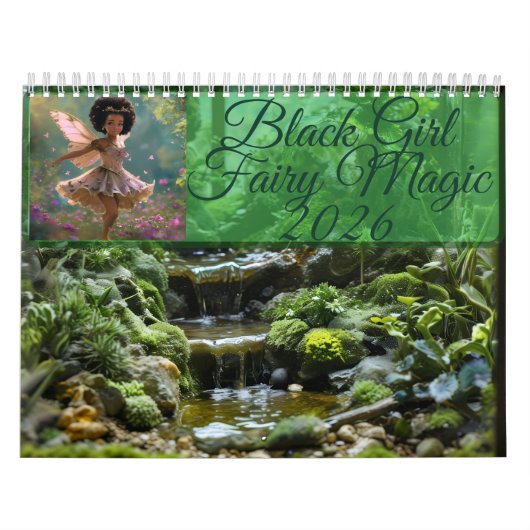 Black Girl Fairy Magic 2026 Calendar Kalender (Titelbild)
