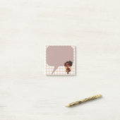 Black Girl Fairy Post It Note Post-it Klebezettel (Auf Schreibtisch)