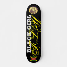 BLACK GIRL FLIY Skateboard, 7¾ Zoll Deck