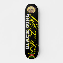 BLACK GIRL FLIY Skateboard, 7¾ Zoll Deck Skateboard