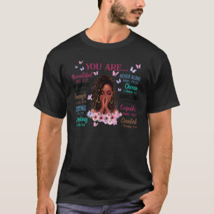 Black Girl God sagt, ich bin Afro Frau Christlich T-Shirt