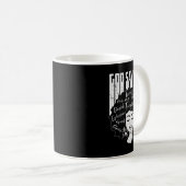 Black Girl God sagt, ich bin schwarze Melanin Gesc Kaffeetasse (VorderseiteRechts)