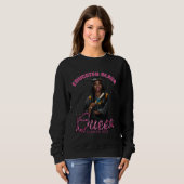 Black Girl Graduation 2022 Seniors Pink Zebra Educ Sweatshirt (Vorne ganz)