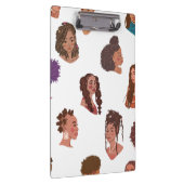 Black Girl Hairstyles Klemmbrett (Rechts)