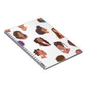 Black Girl Hairstyles Notizblock (Rechte Seite)