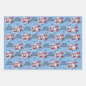 Black Girl Hockey Personalisiert Geschenkpapier Set (Vorderseite 2)