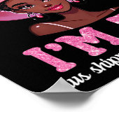 Black Girl Ich bin nicht alt 50 Jahre alt plus Ver Poster (Ecke)