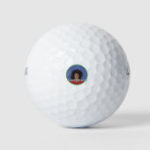 Black Girl Juneteenth Golfball (Vorderseite)