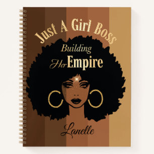 Black Girl-Komposition-Notebook Notizblock