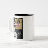 Black Girl Lieben Jane feiert Jane Austen 250 Zweifarbige Tasse (Vorderseite Links)
