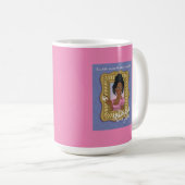 Black Girl Lieben Tasse lila mit Pink BG (VorderseiteRechts)