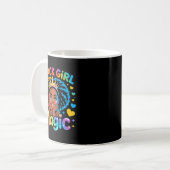 Black Girl Magic African Girl Hbcu Kaffeetasse (Vorderseite Links)