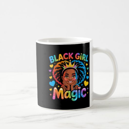 Black Girl Magic African Girl Hbcu Kaffeetasse (Rechts)