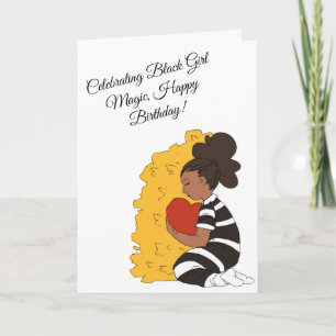 Black Girl Magic Birthday Card Karte