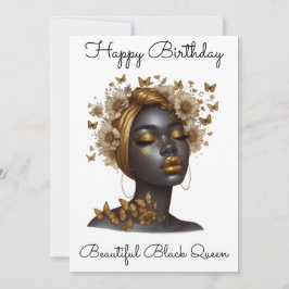 Black Girl Magic Birthday Sista Melanin Frau Einladung