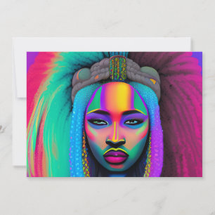 Black Girl Magic Birthday Sista Melanin Frau Einladung