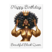 Black Girl Magic Birthday Sista Melanin Frau