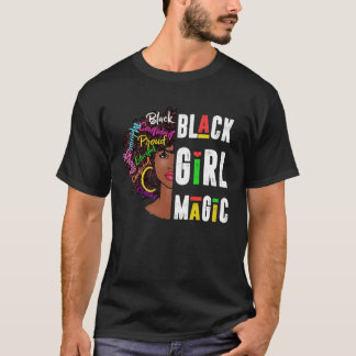 Black Girl Magic Black History Montag Panthers T-Shirt