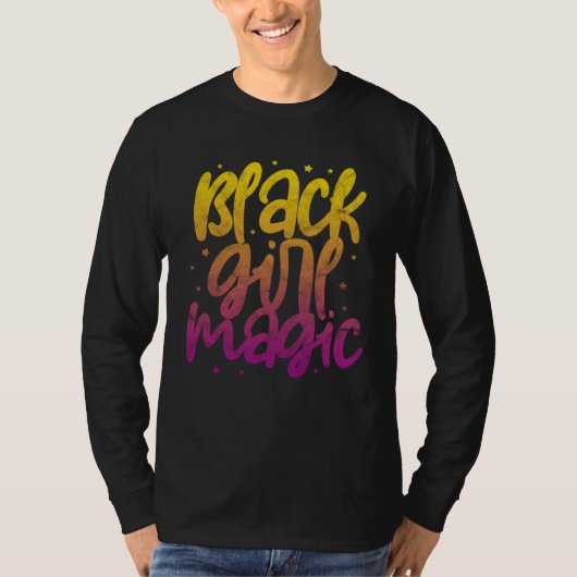 Black Girl Magic Black Pride Afro Melanin African T-Shirt (Vorderseite)